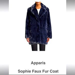 Apparis fur coat barely worn, like new